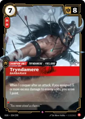 Tryndamere, Barbarian ( OGN-034/298) Origins Main Set