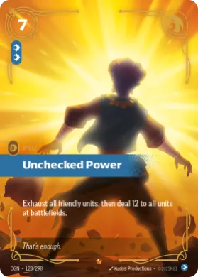 Unchecked Power ( OGN-123/298) Origins Main Set