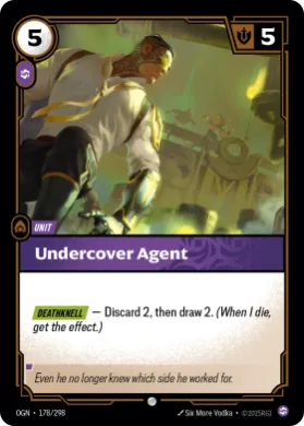 Undercover Agent ( OGN-178/298) Origins Main Set