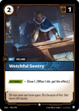 Watchful Sentry ( OGN-096/298) Origins Main Set