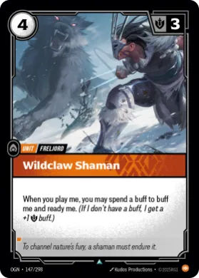 Wildclaw Shaman ( OGN-147/298) Origins Main Set