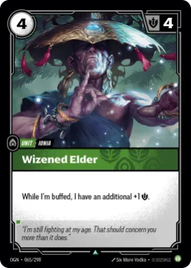 Wizened Elder ( OGN-065/298) Origins Main Set