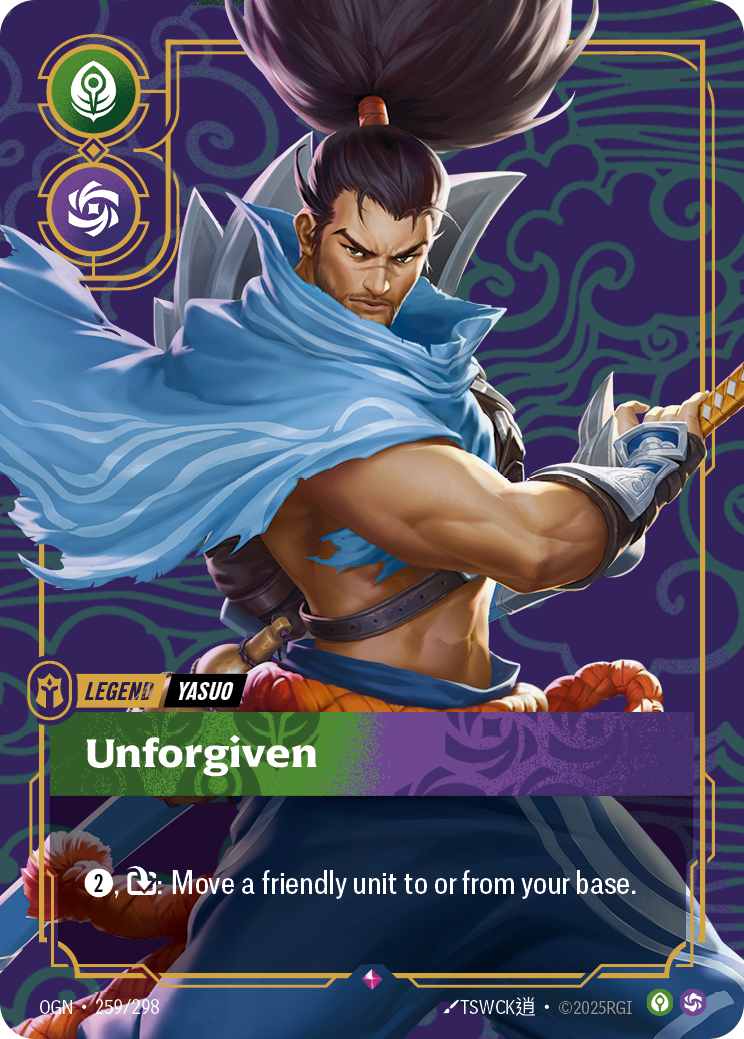 Yasuo, Unforgiven – V.1 - Rare