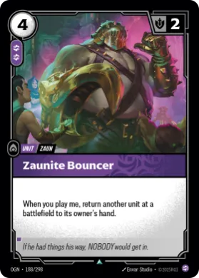 Zaunite Bouncer ( OGN-188/298) Origins Main Set