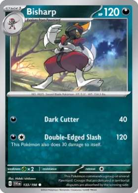 Bisharp (SVI 133) Scarlet & Violet