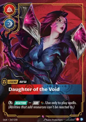 Kai'Sa, Daughter of the Void ( OGN-247/298) Origins Main Set