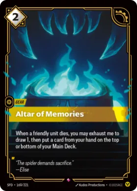 Altar of Memories (SFD SFD-169/221) Spiritforged