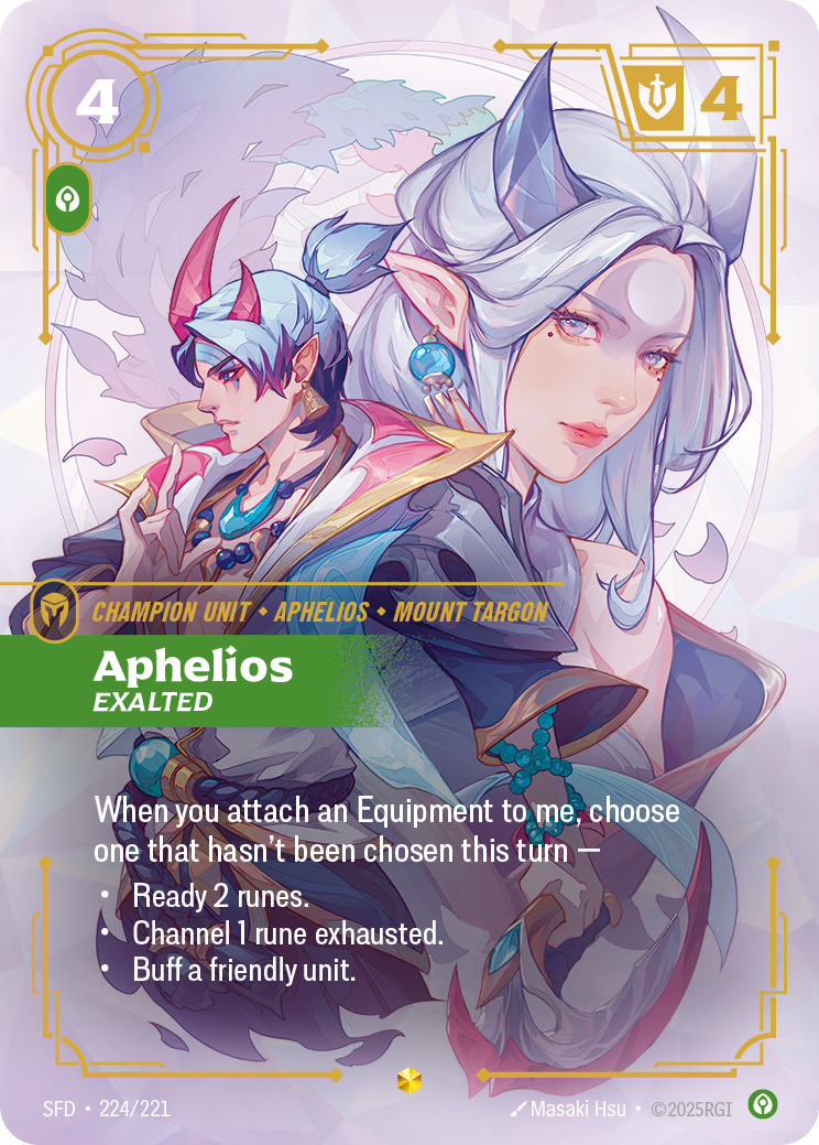 Aphelios, Exalted – V.2 - Showcase