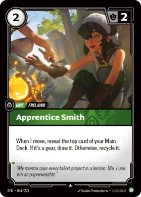 Apprentice Smith (SFD SFD-041/221) Spiritforged