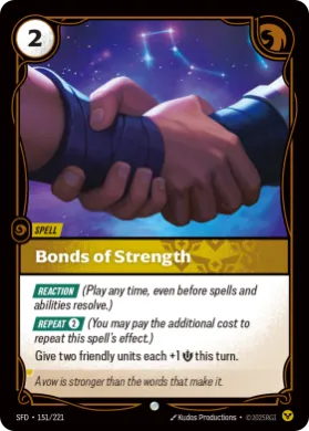 Bonds of Strength (SFD SFD-151/221) Spiritforged