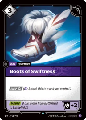 Boots of Swiftness (SFD SFD-133/221) Spiritforged