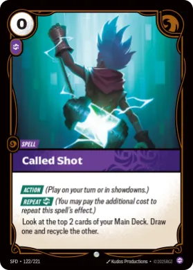 Called Shot (SFD SFD-122/221) Spiritforged