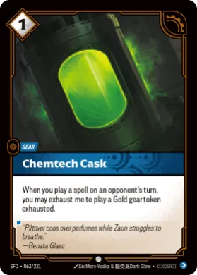 Chemtech Cask (SFD SFD-063/221) Spiritforged