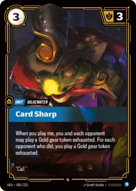 Card Sharp (SFD SFD-081/221) Spiritforged