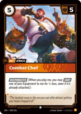 Combat Chef (SFD SFD-092/221) Spiritforged