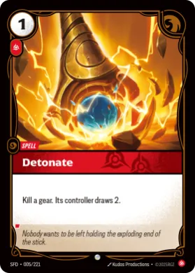 Detonate (SFD SFD-005/221) Spiritforged