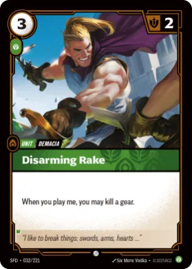 Disarming Rake (SFD SFD-032/221) Spiritforged