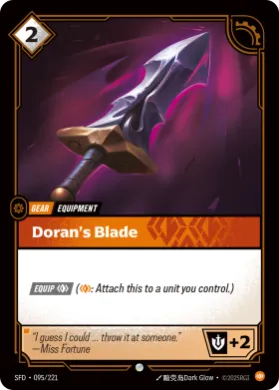 Doran's Blade (SFD SFD-095/221) Spiritforged