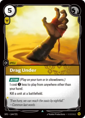 Drag Under (SFD SFD-164/221) Spiritforged