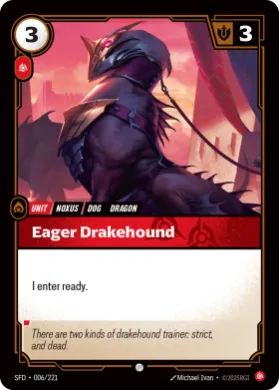 Eager Drakehound (SFD SFD-006/221) Spiritforged