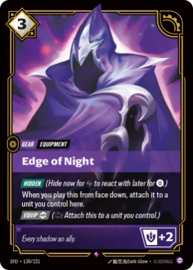 Edge of Night (SFD SFD-139/221) Spiritforged