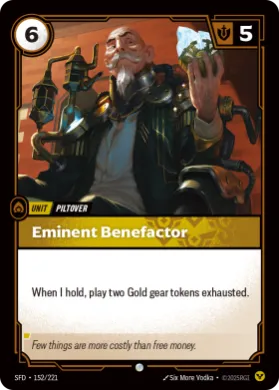 Eminent Benefactor (SFD SFD-152/221) Spiritforged