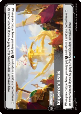 Emperor's Dais (SFD SFD-207/221) Spiritforged