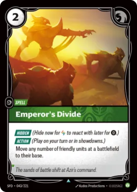 Emperor's Divide (SFD SFD-043/221) Spiritforged