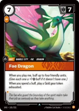 Fae Dragon (SFD SFD-101/221) Spiritforged
