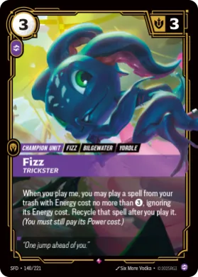 Fizz, Trickster (SFD SFD-140/221) Spiritforged