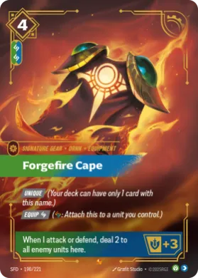 Forgefire Cape (SFD SFD-190/221) Spiritforged