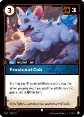 Frostcoat Cub (SFD SFD-067/221) Spiritforged