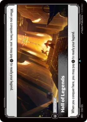 Hall of Legends (SFD SFD-210/221) Spiritforged