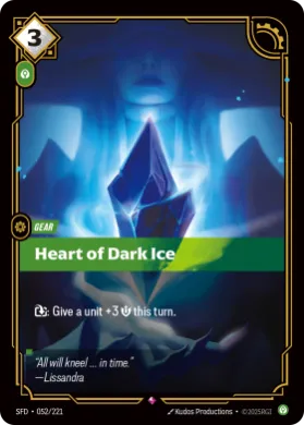 Heart of Dark Ice (SFD SFD-052/221) Spiritforged