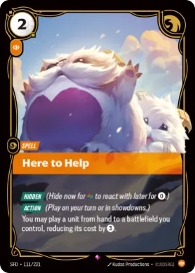 Here to Help (SFD SFD-111/221) Spiritforged