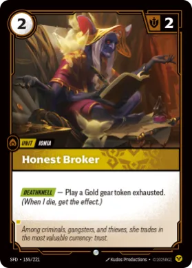 Honest Broker (SFD SFD-155/221) Spiritforged