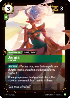 Janna, Savior (SFD SFD-053/221) Spiritforged