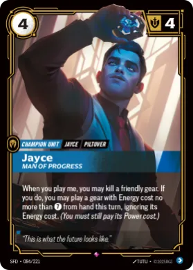 Jayce, Man of Progress (SFD SFD-084/221) Spiritforged
