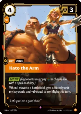 Kato the Arm (SFD SFD-112/221) Spiritforged