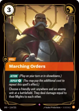 Marching Orders (SFD SFD-114/221) Spiritforged