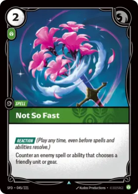 Not So Fast (SFD SFD-045/221) Spiritforged