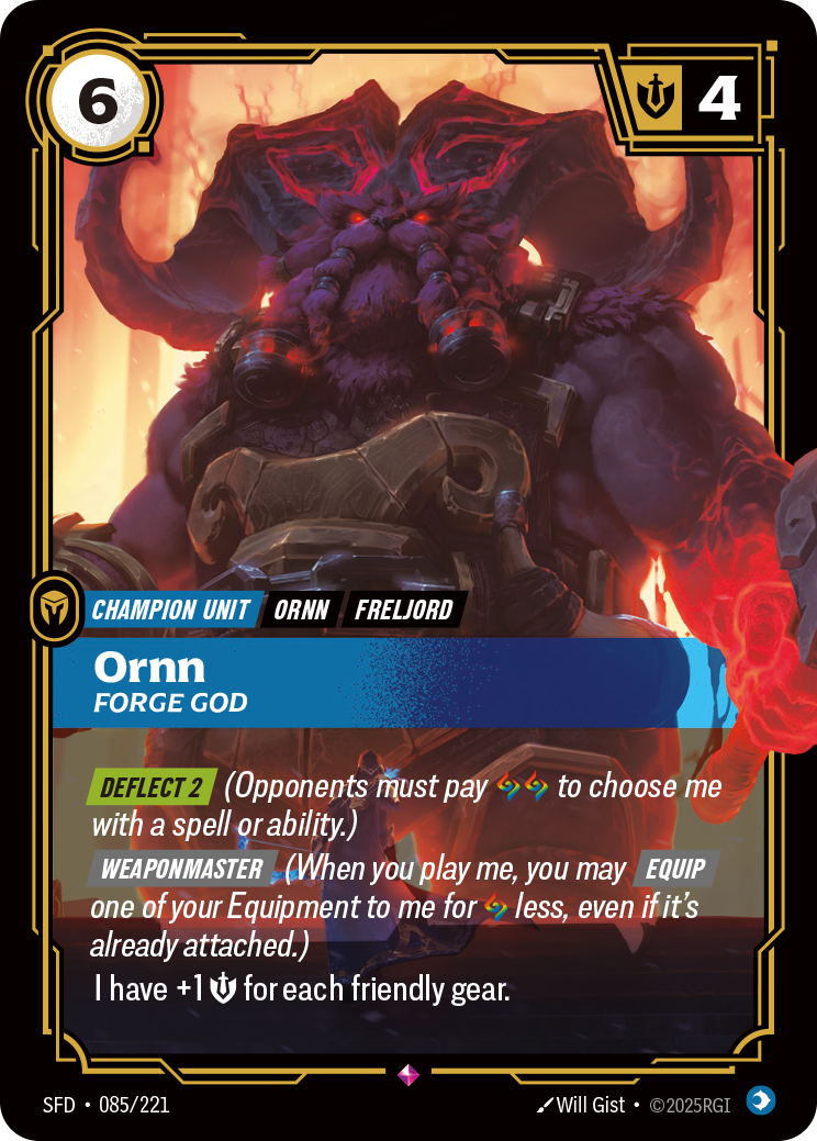 Ornn, Forge God – V.1 - Rare
