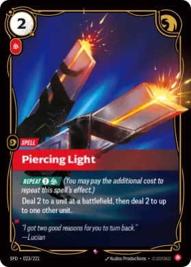Piercing Light (SFD SFD-023/221) Spiritforged