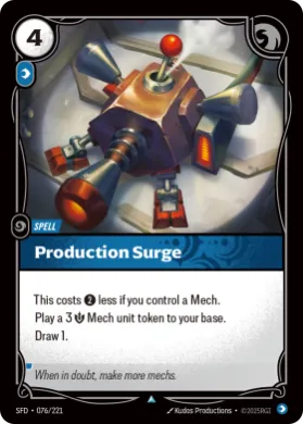 Production Surge (SFD SFD-076/221) Spiritforged