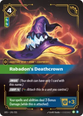 Rabadon's Deathcrown (SFD SFD-191/221) Spiritforged