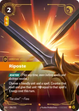 Riposte (SFD SFD-206/221) Spiritforged