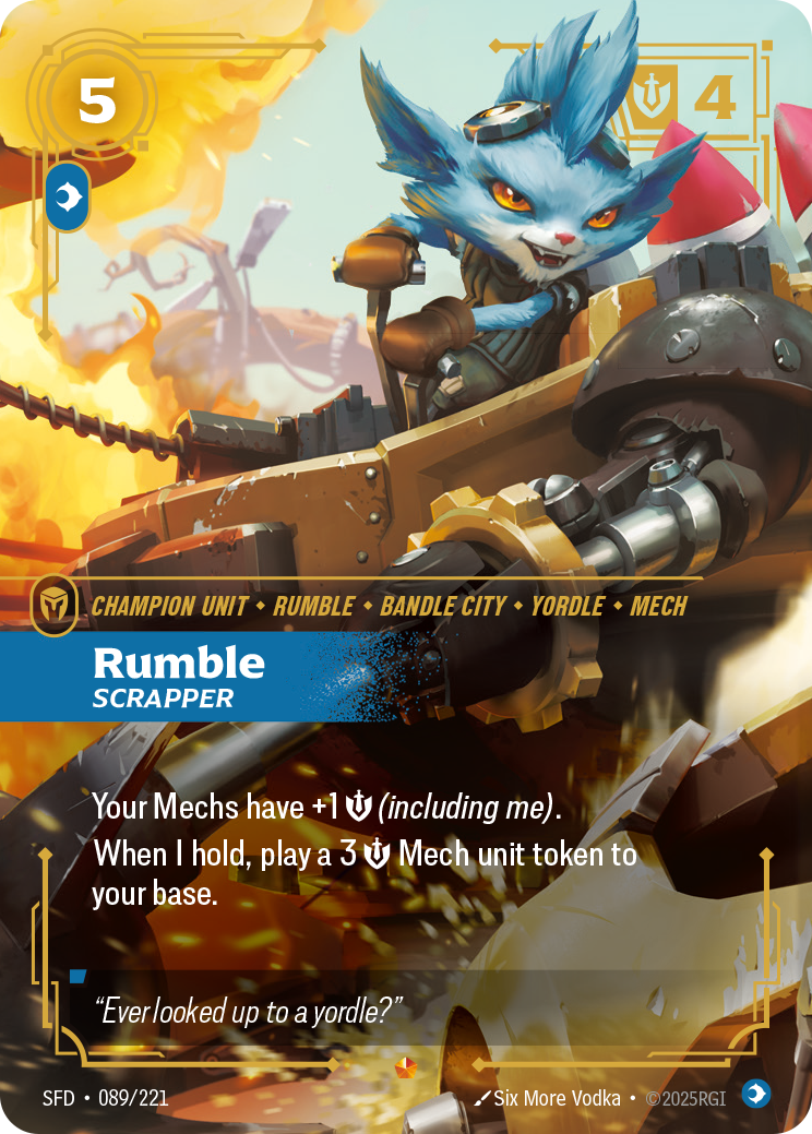 Rumble, Scrapper – V.1 - Epic