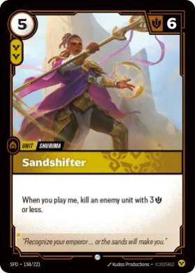 Sandshifter (SFD SFD-158/221) Spiritforged