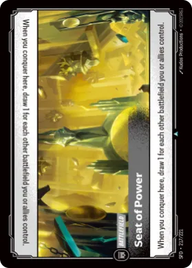 Seat of Power (SFD SFD-217/221) Spiritforged