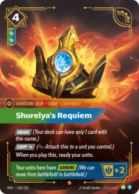 Shurelya's Requiem (SFD SFD-192/221) Spiritforged